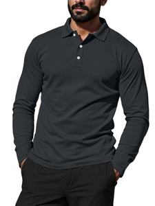 T-Shirt Polo à manches longues pour hommes, vente en gros, décontracté, bon marché, dernier modèle - Product Image 3