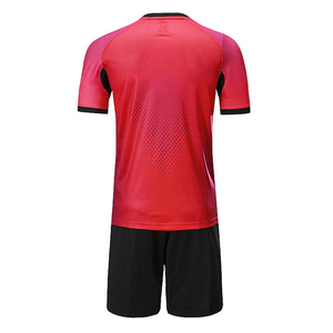 Custom Football Jersey Set Polyester Soccer Uniform Breathable Heat Transfer Printing OEM Wholesale Teamwear Kit - Product Image 2