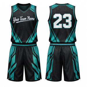 Tenues de basketball personnalisées pour adultes, ensembles d'uniformes de basketball pour hommes, maillots de basketball respirants à séchage rapide, tailles plus grandes, vêtements de basketball respirants - Product Image 3