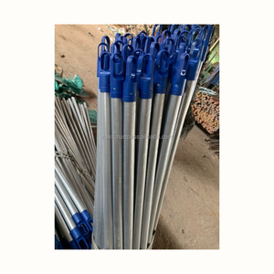 Palo de escoba de madera PVC plateado precio barato de Vietnam con cable largo y corto - Product Image 3