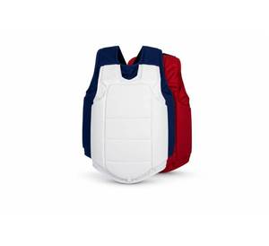 Protège-poitrine de boxe réglable, protecteur corporel réversible, respirant, absorbant les chocs, gilet d'entraînement pour arts martiaux - Product Image 2