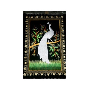 พรม zari Jewel กับ zari ปัก zardozi หรูหราตกแต่งสำหรับผนังห้องของขวัญที่บ้านรายการที่ทำจากผ้าเรซิน - Product Image 4