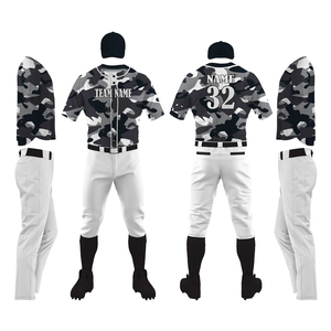 Fully Customized Breathable Baseball Uniform Sets New Reasonable Price Unisex Best Quality Baseball Jersey And Pant Set - Product Image 1