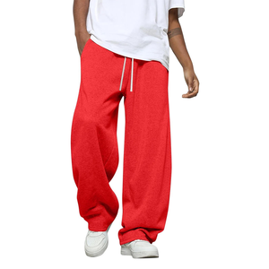 Pantalon de jogging unisexe d'hiver respirant, style décontracté, coupe droite, avec cordon de serrage à la taille - Product Image 3