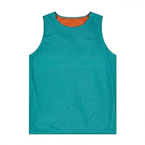 Chalecos de Entrenamiento de Malla Reversible Duraderos, Chaleco de Fútbol Transpirable de Secado Rápido, Ropa de Práctica para Niños, Chalecos de Entrenamiento de Fútbol para Equipos Juveniles - Product Image 1