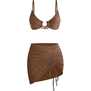 Solid Trader Durable Washable Summer Stylish Dress Eco Friendly Plain Breathable Swimwear Women Beach Wear - Product Image 1