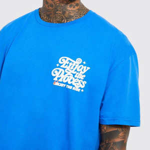 Camisetas con Estampado Puff para Hombre, Novedad 2025, Marca Privada, Camisetas con Estampado Puff para Hombre en Venta - Product Image 4