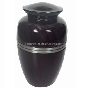 Modern Metal Cremation Urn Eco-Friendly & High Quality Ashes Container for Funeral Services Home Decor Tabletop Vase - Product Image 5