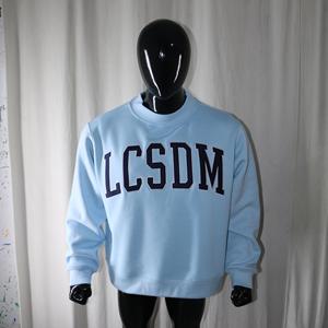 Sudadera LCSDM con cuello simulado, 450 GSM, nombre personalizado, bordado con apliques, corte holgado, 100% algodón, felpa francesa. - Product Image 2