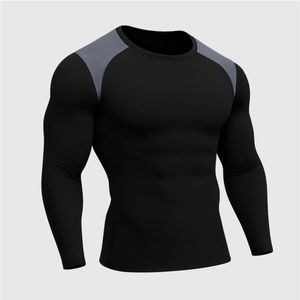 Professional Men's Breathable Anti-UV Heavyweight <b>Mock</b> <b>Neck</b> Full Compression Rash Guard - Product Image 5