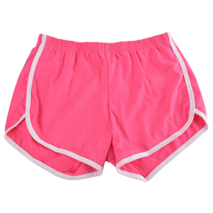 Shorts de sport d'été pour femmes les plus vendus, légers, respirants, en polyester/nylon écologique, pour la course et la gym, taille élastique, bords bruts - Product Image 1