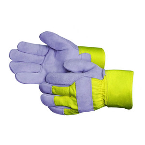 ถุงมือหนังวัวแบบแยกส่วนสำหรับงานอุตสาหกรรม ป้องกันภัยส่วนบุคคล ถุงมือช่างชาวแคนาดา ทนต่อการเสียดสี - Product Image 5