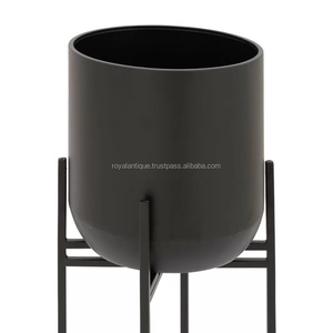 Top qualité jardinière Pot support pour décor à la maison plantes support fer pour intérieur extérieur en pot décor à la maison fleur support métal - Product Image 3