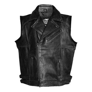 Chaleco Harley Skull - Chaleco Harley de Cuero Premium para Motociclistas - Product Image 2