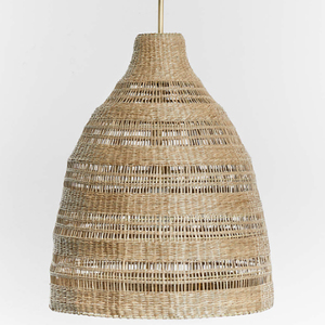 Abat-jour en jute marocain tissé à la main, lampe suspendue, 100% tissé à la main - Product Image 5