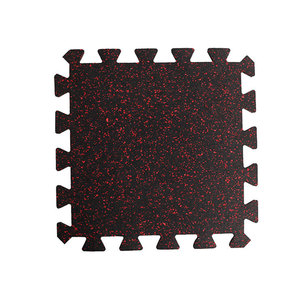 Soft Touch Rubber <b>Interlocking</b> Gym <b>Tiles</b> Protective Gym <b>Floor</b> Rubber <b>Interlocking</b> Gym <b>Tiles</b> Durable Surface Finish - Product Image 2