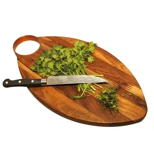 Juego de tablas de cortar de madera duraderas, rectangulares, de bambú, para preparación de alimentos - Product Image 2