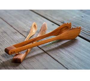 Pince à glaçons en bois, pince à salade en bois, pince alimentaire en bois de qualité supérieure, outils de cuisine de qualité supérieure, produit le plus vendu - Product Image 5