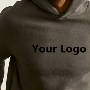 Conjunto de Chándal de Dos Piezas de Alta Calidad para Hombre, Felpa de Algodón Grueso, Conjunto de Sudadera con Capucha Extra Grande Personalizada para Invierno, Pantalones Deportivos para Hombre - Product Image 6