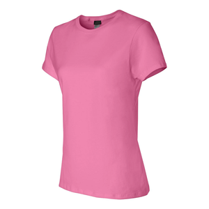 Summer Season Plus Size Premium Quality Women's T Shirts Latest Design Solid Color O Neck Slim Fit Casual Women T Shirt - Product Image 5