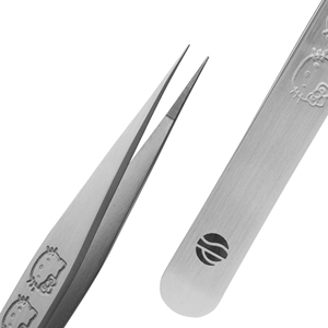 Pinzas para Pestañas Stahlmann Pro Profesionales de Alta Calidad con Logotipo Personalizado, Acero Inoxidable, Lisas y Dentadas, Finas, Duraderas, Agarre Perfecto - Product Image 3