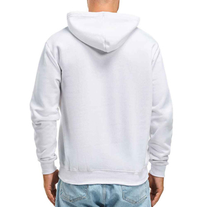 Sudaderas con capucha para hombre con cremallera, 100% algodón, color liso, manga larga, con bolsillo, cómodas, informales, unisex, personalizables - Product Image 2