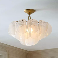 Lustre SIMIG de style moderne du milieu du siècle, luminaire de plafond pour hall d'entrée, avec lampe de plafond blanche unique pour salon, chambre à coucher, entrée