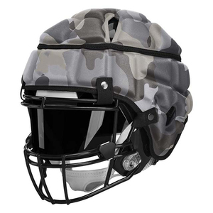 Housse de casque de football américain en softshell, camouflage, légère, protection en mousse souple - Product Image 1