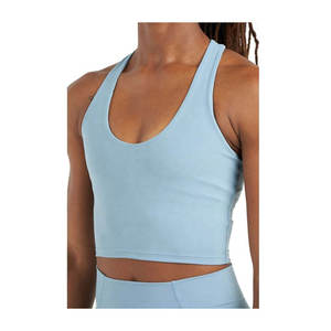 Ensemble haut et short de yoga pour femme, séchage rapide, pour la salle de sport en été, ensemble de sport 2 pièces pour femme - Product Image 4