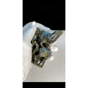 Figuras Talladas de Pájaro en Labradorita Natural, Cristal Brillante, Pulido, para Feng Shui, Meditación, Sanación, Decoración del Hogar - Product Image 2