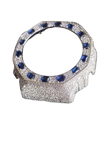 Montexa Polarcraft GA2100 Custom Watch Iced Out Steel <b>Case</b> Premium Octagon CasiOak Conversion Kit g&shock watch - Product Image 3