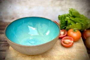 Bol de service en céramique de qualité alimentaire, peint à la main, design minimaliste, compatible lave-vaisselle, durable et éco-responsable, pour la maison, les restaurants et les hôtels - Product Image 6