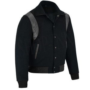 Chaqueta universitaria informal personalizada al por mayor para hombre, estilo varsity, estilo bomber, para hombre. - Product Image 2