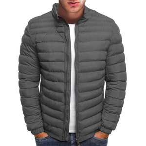 Chaqueta Acolchada de Plumón para Hombre 2025 al por Mayor con Logotipo Personalizado, Chaqueta de Burbujas con Capucha - Product Image 1