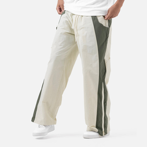Wholesale <b>Men's</b> Track Pants Blank Oversized Wide Leg <b>Baggy</b> Nylon Sports Pants Custom Design Streetwear <b>Trousers</b> - Product Image 5