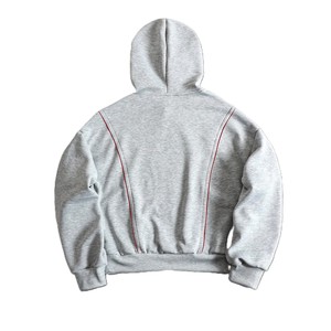 Sudadera con Capucha de Felpa Gruesa de Doble Color para Hombre, Estilo Urbano, con Logotipo Personalizado, Alta Calidad, Suministro al por Mayor - Product Image 5