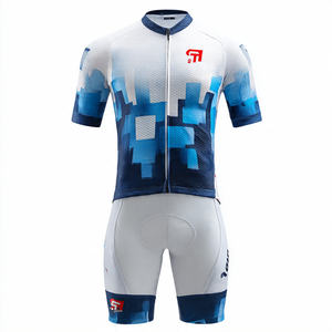 Conjunto de Ropa de Ciclismo para Hombre, Jersey de Ciclismo Ligero de Manga Corta con Compresión, Conjunto de Ropa de Ciclismo Personalizada - Product Image 3