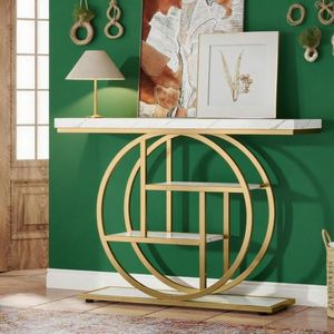Tavolo Consolle in Legno per Divano, Ingresso o Soggiorno - Pezzo d'Arredo Funzionale ed Elegante - Product Image 1