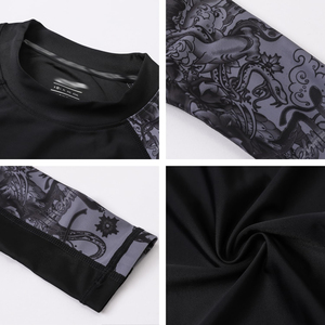 Professional Mens Rash Guard Full Sleeve Breathable <b>Athletic</b> Fitness Shirt Premium Manufacturer - Product Image 5