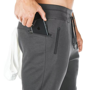 Pantalon de jogging léger pour homme, respirant, extensible, pour la randonnée, le jogging, la course à pied, l'exercice, la musculation, avec poche zippée - Product Image 5