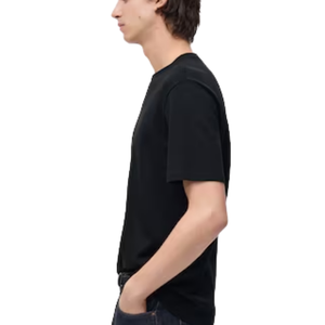 T-shirt uni personnalisé pour homme, 100 % coton épais, coupe classique, col rond, manches courtes, respirant, séchage rapide, impression numérique - Product Image 3