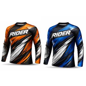 Maillots de Ciclismo de Montaña MTB Personalizados para Hombre, Diseño de Última Moda, Impresión por Sublimación, Transpirables, Opciones de Tallas Grandes - Product Image 4