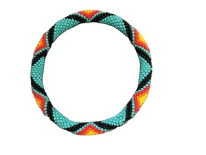 Bracelets de perles multicolores faits à la main sophistiqués nouvelle broderie de luxe à la mode élégance classique glamour - Product Image 4