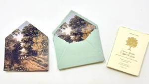 Invitaciones de boda en papel de algodón con estampado foil, textura hecha a mano, detalles elegantes y un toque premium para celebraciones. - Product Image 5