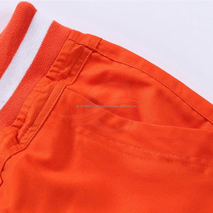 Pantalones cortos deportivos para hombre, con logotipo personalizado, cómodos y antiarrugas, patrón sólido, estilo informal, teñido liso - Product Image 5