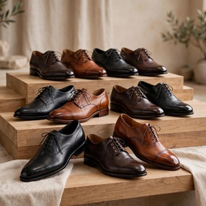 Bottes Chukka 100% Cuir Véritable Homme Marron Vintage Daim Respirant à Lacets Vente en Gros Déstockage Lot Prêt à Expédier Stock BD - Product Image 1