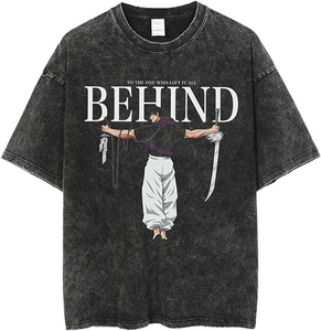 Camiseta Gráfica de Estilo Vintage de Moda, Divertida con Estampado de Pareja de Dibujos Animados, de Algodón, Casual, Streetwear, Oversize, Personalizable con tu Marca - Product Image 1