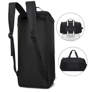 Bolsa de Lona Azul 600D de 30-40L con Compartimento para Zapatos y Bolsillo para Portátil - Product Image 5