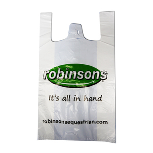 Bolsa de Plástico Personalizada con Asa para Camisetas, Bolsa de Compras para Supermercado, Embalaje para Comercio Minorista - Product Image 2