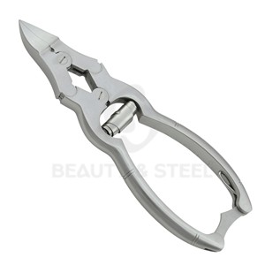 Cortauñas Profesional de Acero Inoxidable para Dedos de Manos y Pies, Alicates de Podología de Alta Resistencia para Uñas Encarnadas Gruesas con Resorte de Barril - Product Image 1